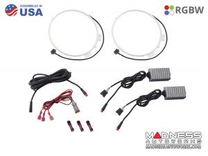 Jeep Gladiator LED Headlight Halo Kit - RGBW  